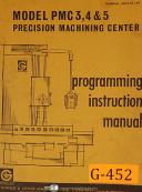 Giddings & Lewis-Giddings & Lewis Model PMC3, 4 & 5, Machining Center, Programming Manual-PMC3-PMC4-PMC5-01